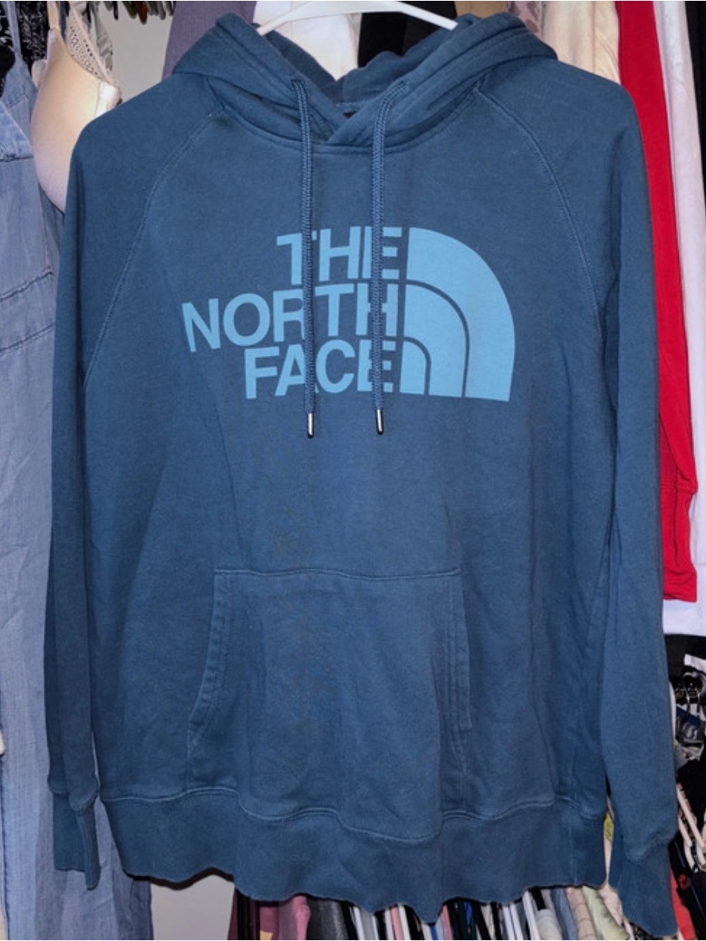 The North Face Women’s Teal Blue Pullover Hoodie